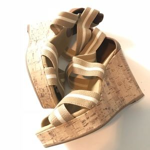 Merona Wedged Sandals (5.5)